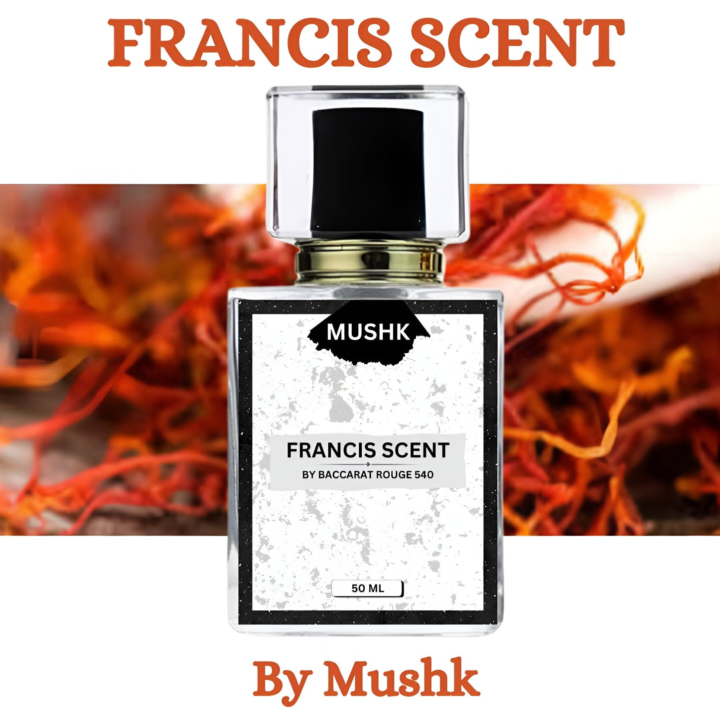 Francis Scent - 50ml - Inspired by Baccarat Rouge 540