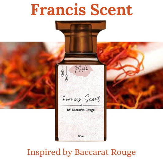 Francis Scent (30ml)-Inspired by Baccarat Rouge 540